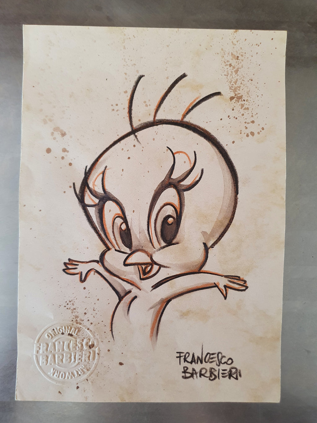 Dessin TWEETY par Francesco Barbieri