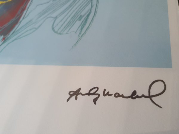 Superman - lithographie numérotée Andy Warhol