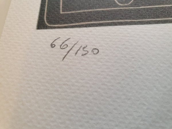 Keith Haring lithographie numérotée. Rare