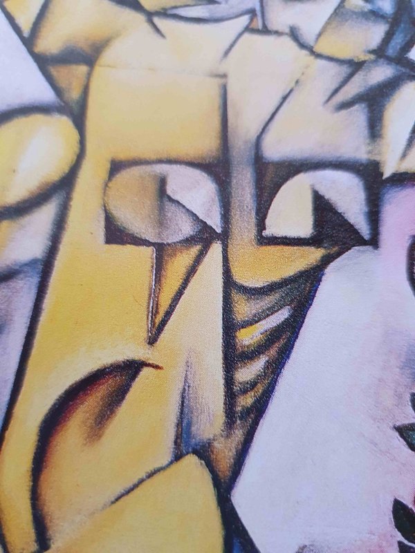 Lithographie signée de Marc Chagall Adam et Eve