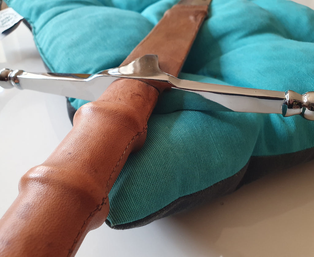 Machette Braveheart signée par Mel Gibson. Certificat d'authenticité avec photo