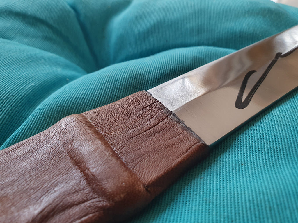 Machette Braveheart signée par Mel Gibson. Certificat d'authenticité avec photo