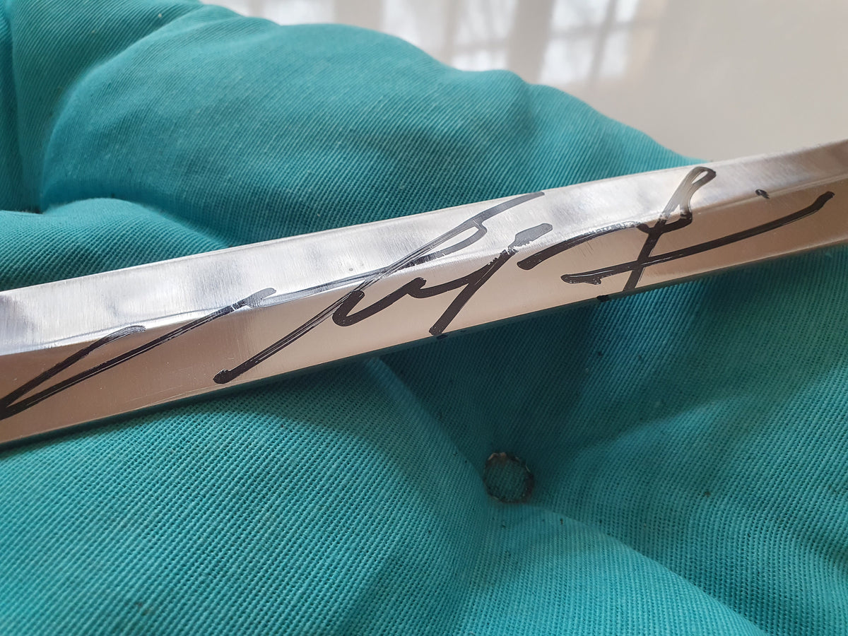Epée du film Braveheart signée par Mel Gibson. Certificat d'authenticité avec photo