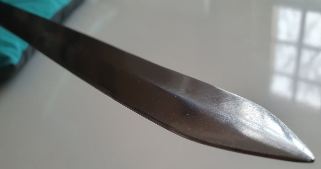Machette Braveheart signée par Mel Gibson. Certificat d'authenticité avec photo