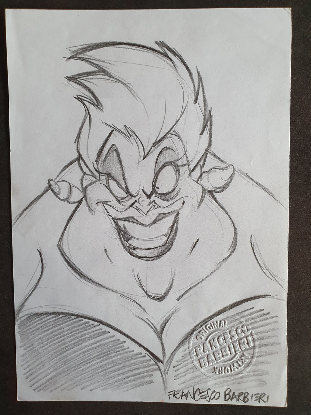 Ursula - La petite Sirène, Disney - par Francesco Barbieri