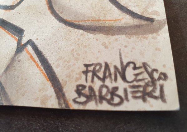 Tortue Ninja fâchée. Dessin original.