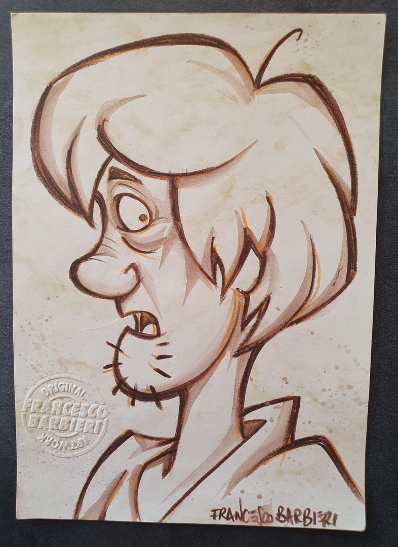 Sammy (Scoubidou) dessin original de Francesco Barbieri
