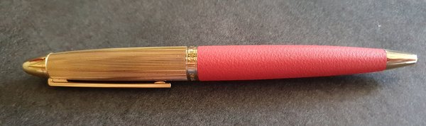 Spirit leather and gold ballpoint pen - Louis Vuitton