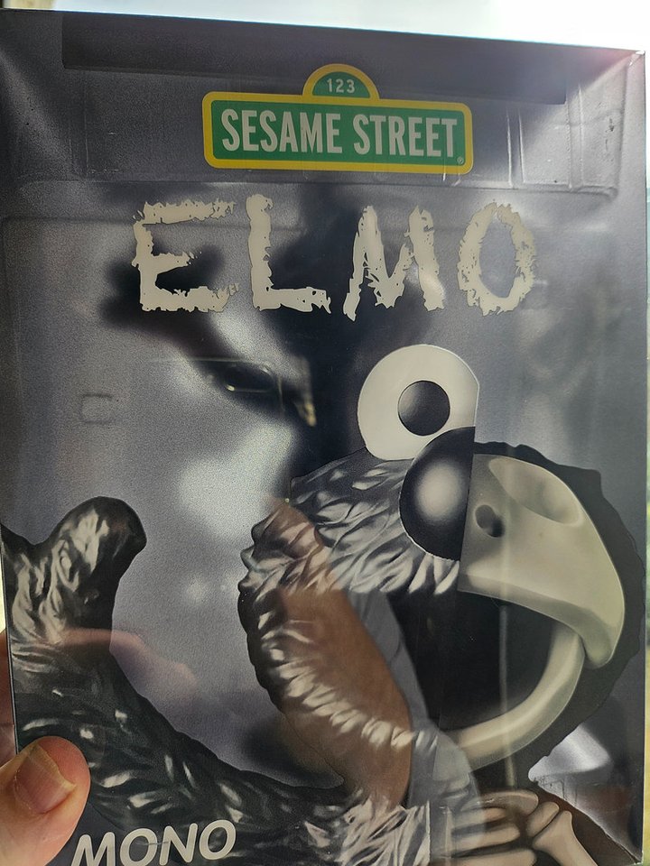 ELMO Dissected art figure Mono Edition - Mighty Jaxx 123 Sesame Street -