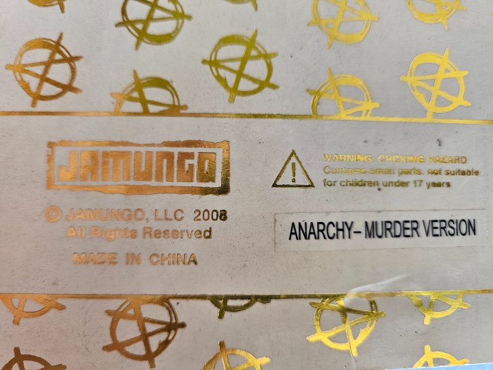 Kozik croix Anarchy Blanc et Sang - Edition limitée 500