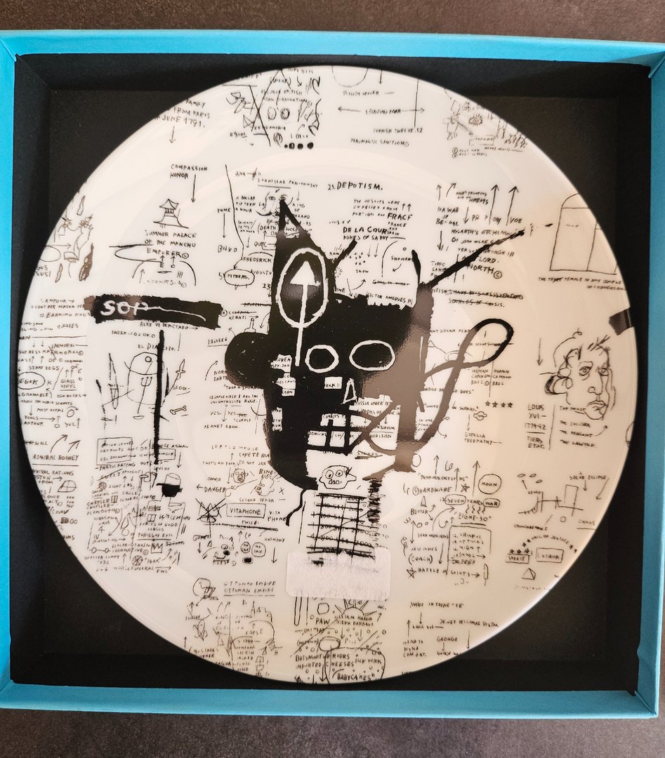 Assiette Jean-Michel Basquiat