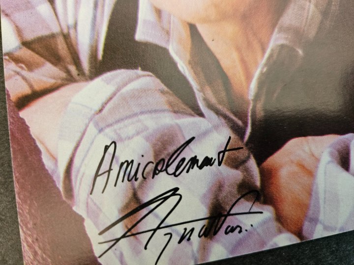 Autographe Charles Aznavour