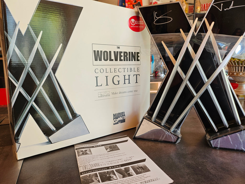 X MEN display géant Wolverine signé par Hugh Jackman Marvel X-Men