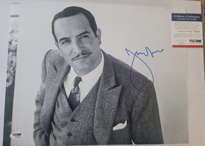 Autographe Jean Dujardin The Artist PSA