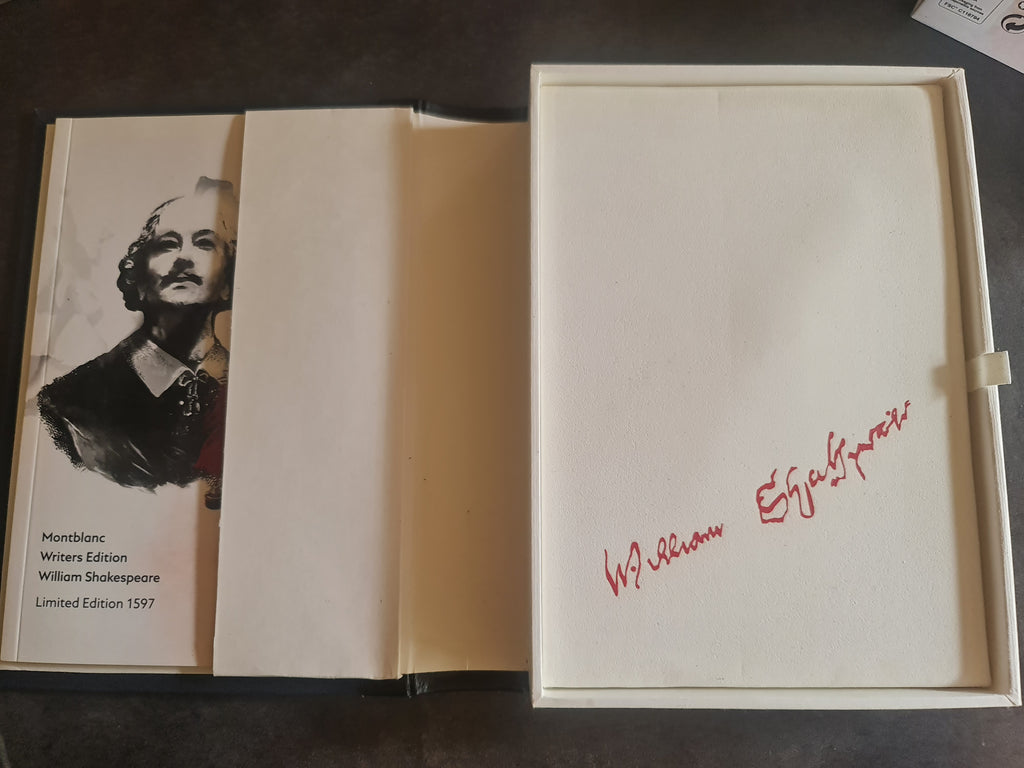 Stylo plume Montblanc Writers William Shakespeare LE 1597