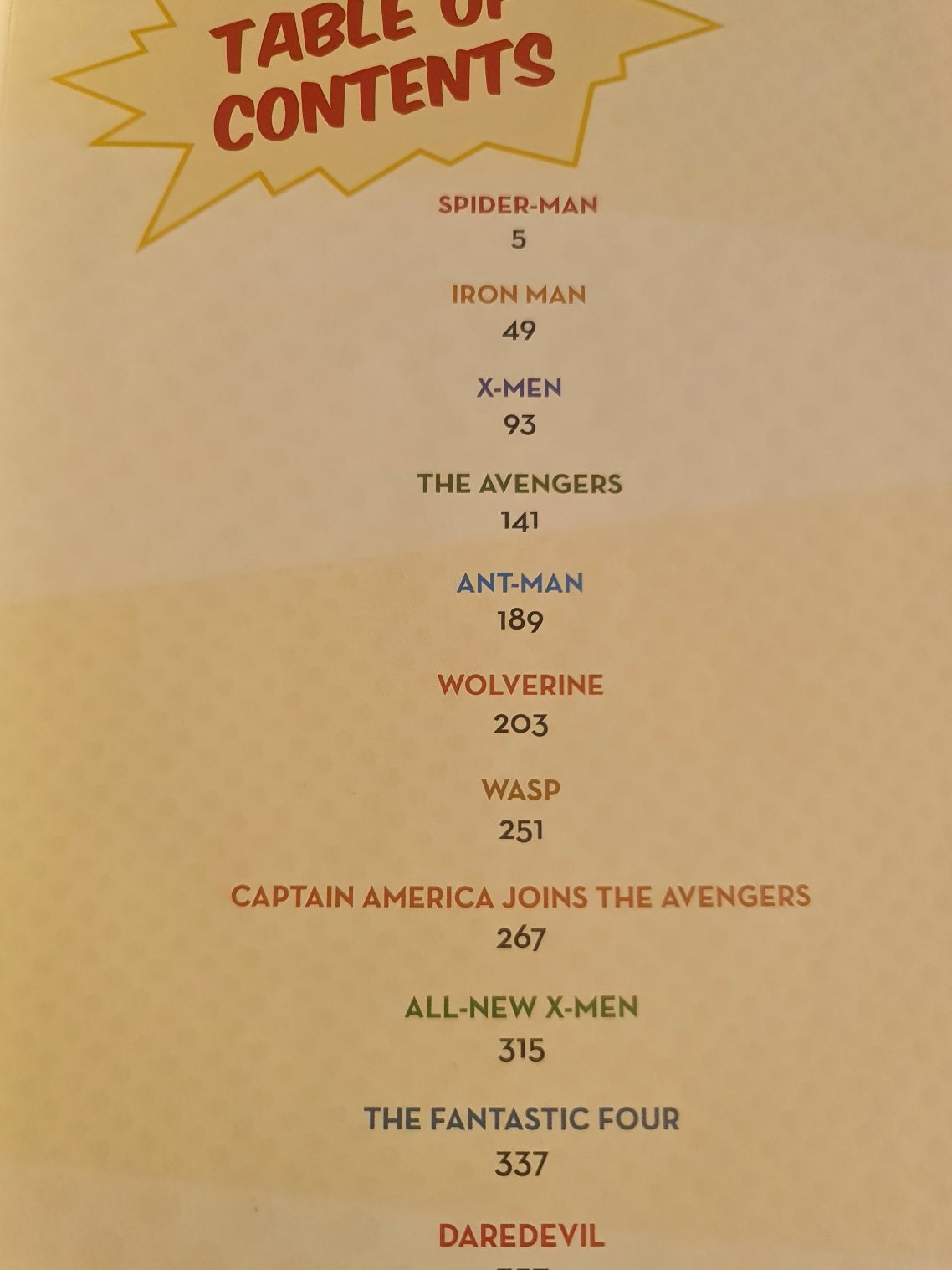 Livre Marvel avec autographe de Stanlee. Avengers X-Men