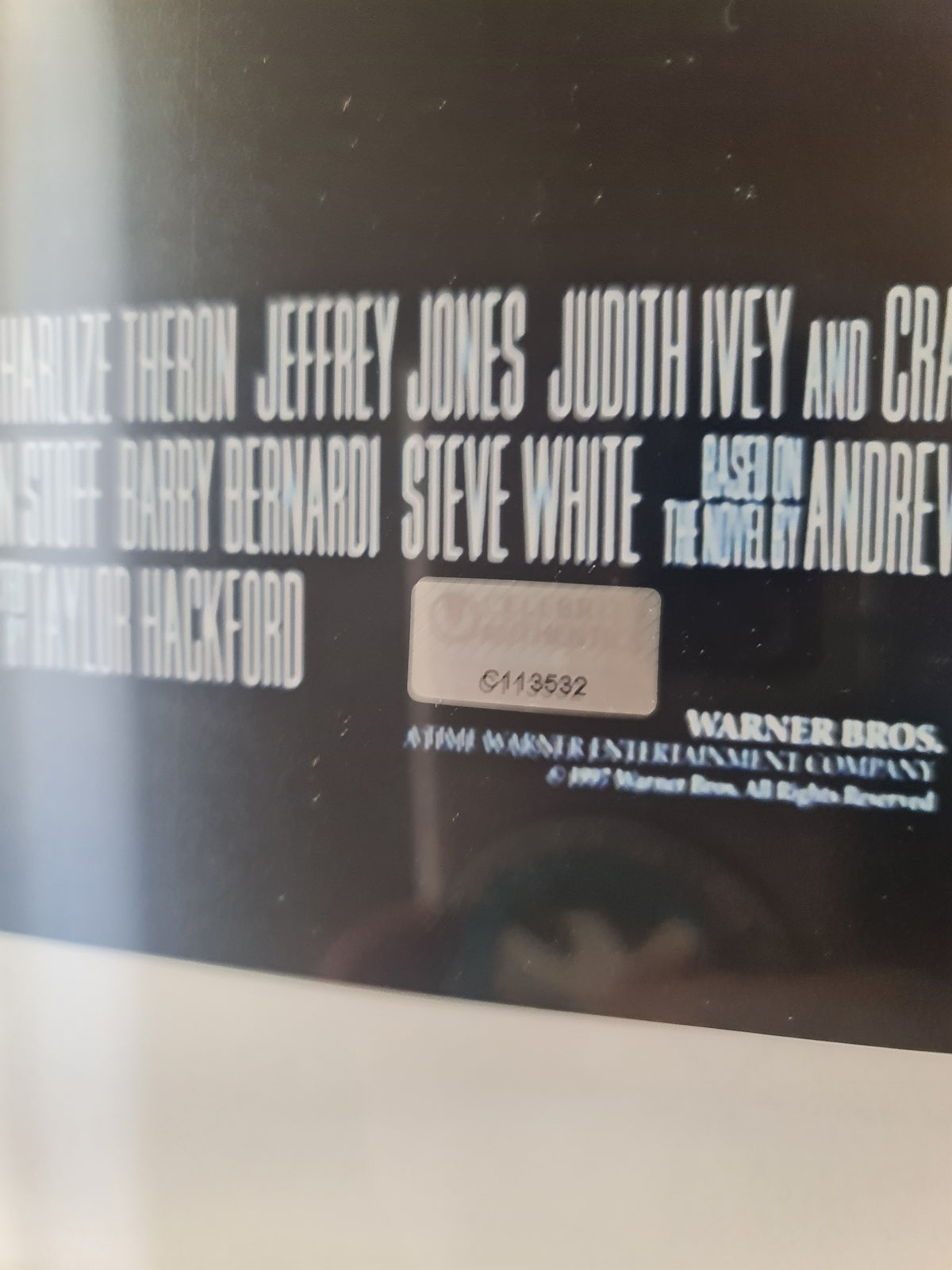 Autographe d'Al Pacino sur le poster de L'Associé du Diable. Keanu Reeves.