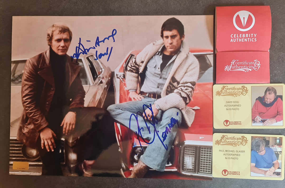 Photo Starsky et Hutch signée par les deux acteurs - Celebrity Authentics -