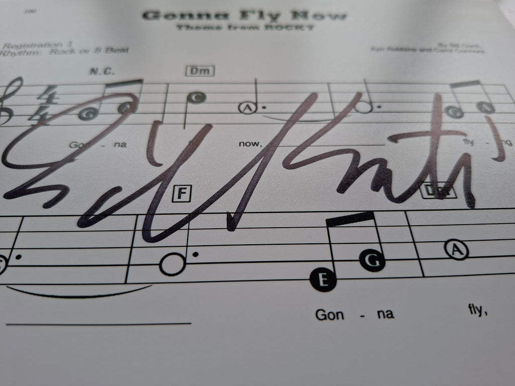 Partition du thème du film Rocky signée par le compositeur Bill Conti