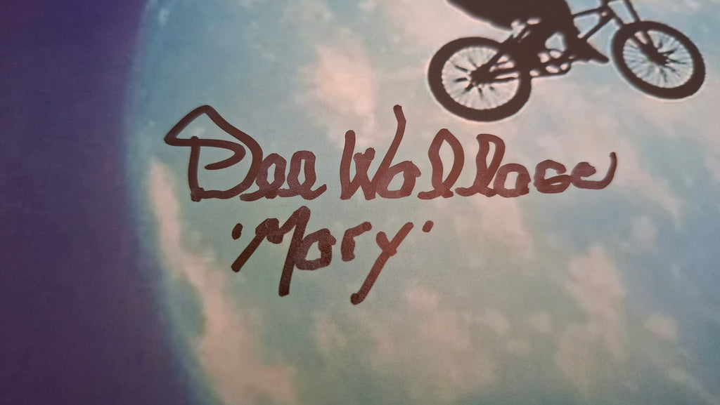 E.T. poster avec 4 autographes ! JSA