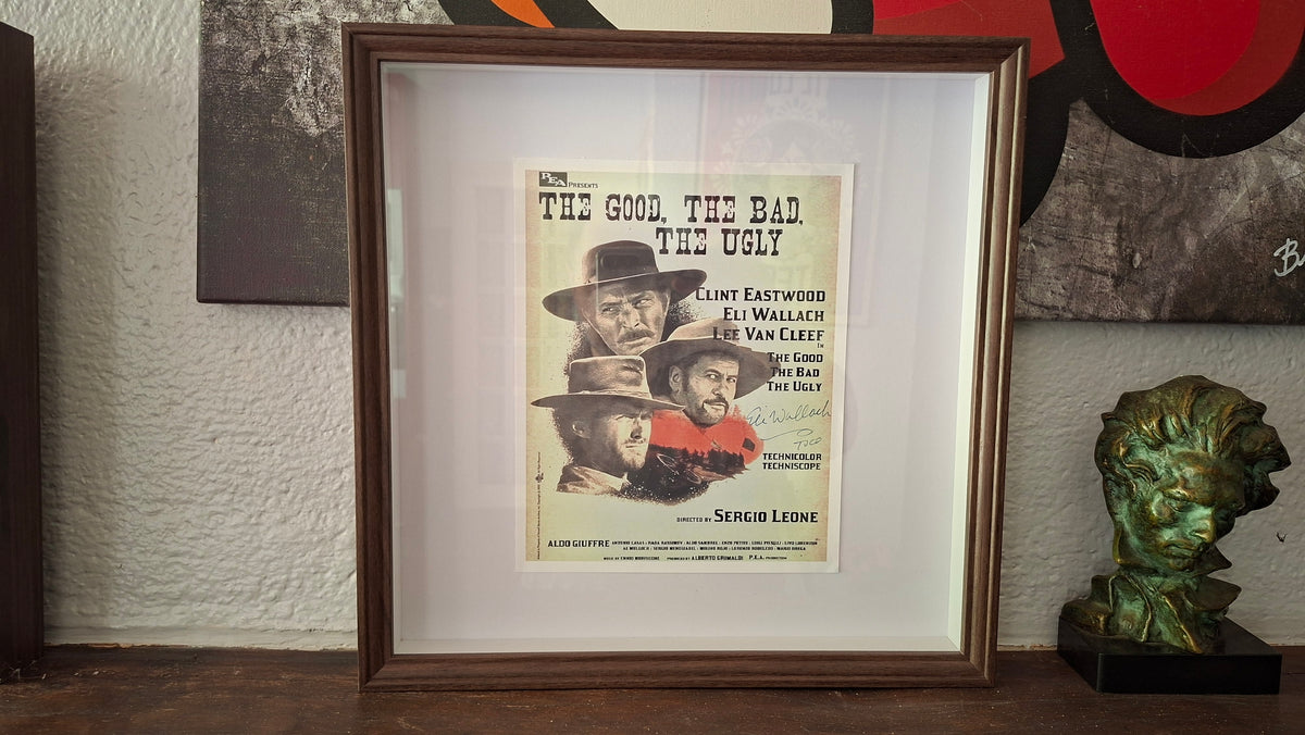 Le Bon, la Brute et le Truand photo signée par Eli Wallach