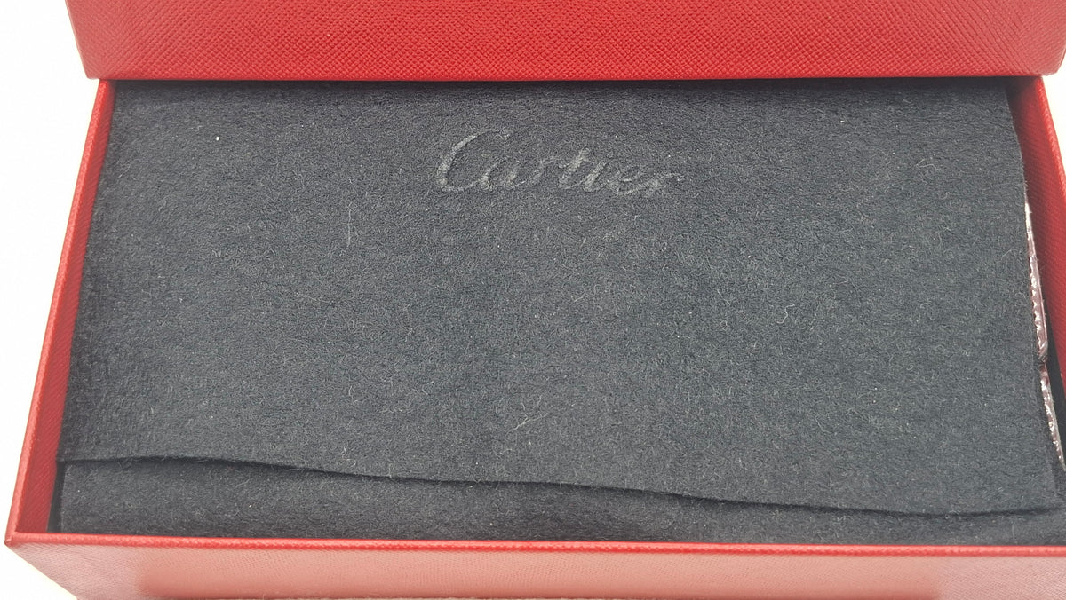 Portefeuille femme Cartier en cuir avec boite et accessoires