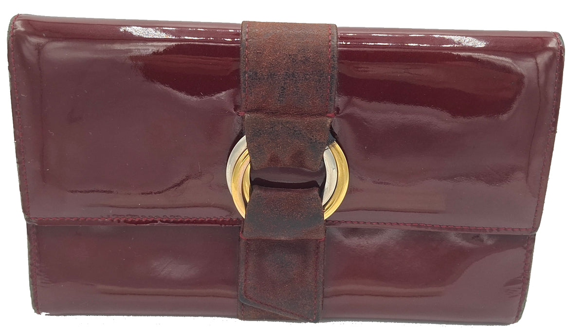 Portefeuille femme Cartier en cuir avec boite et accessoires