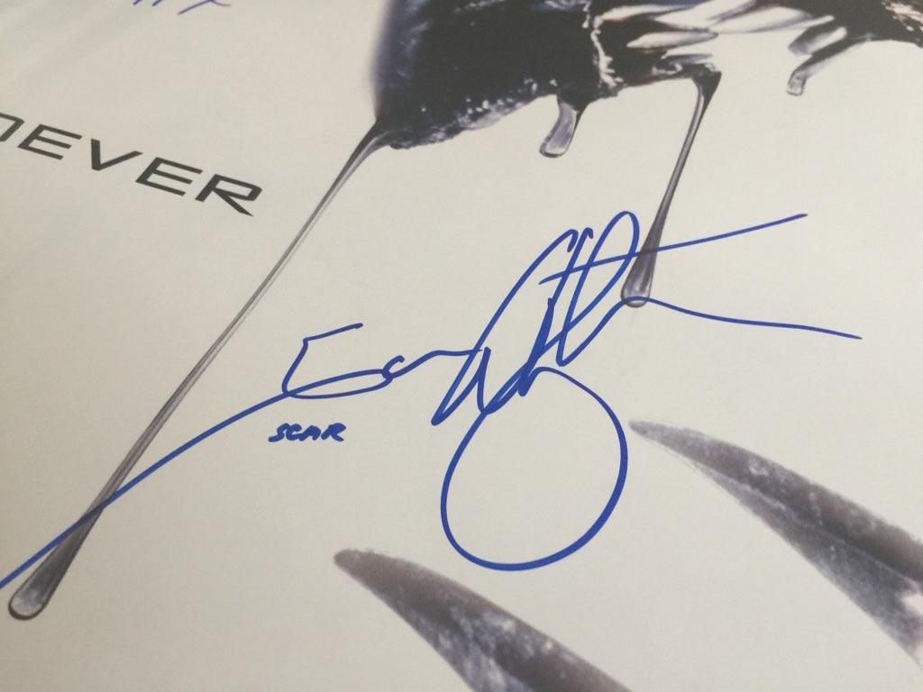 Affiche 101x68 ALIEN VS PREDATOR plusieurs autographes