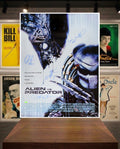 Affiche 101x68 ALIEN VS PREDATOR plusieurs autographes