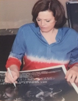 Affiche 41x61 GHOSTBUSTERS -SOS Fantômes- signé par Sigourney Weaver