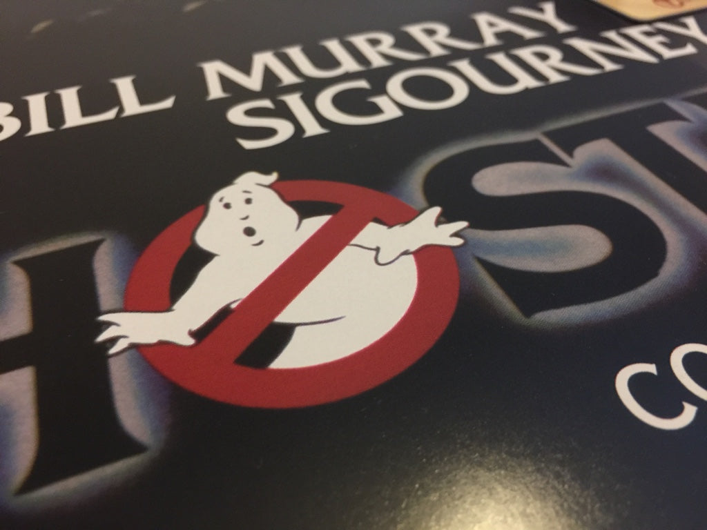 Affiche 41x61 GHOSTBUSTERS -SOS Fantômes- signé par Sigourney Weaver