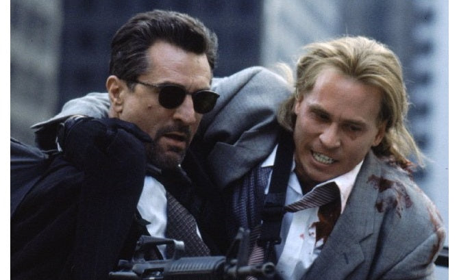 Affiche 101x68 HEAT Pacino De Niro signé Val Kilmer