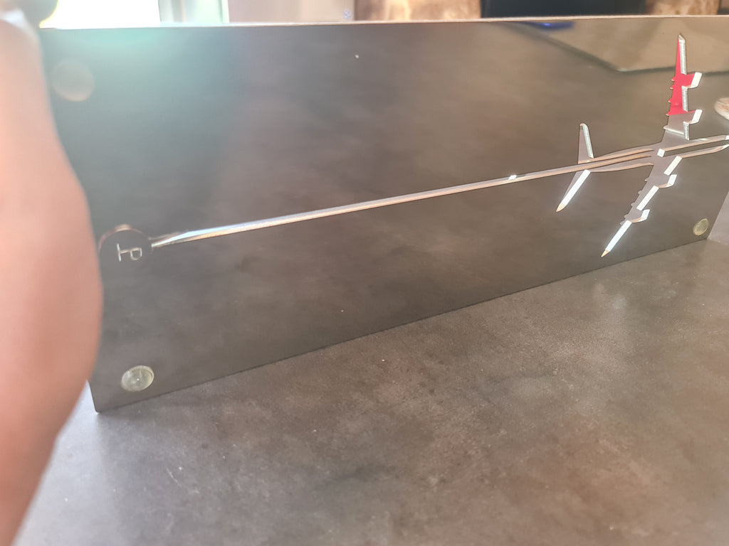 Sculpture Airbus A340 design signée