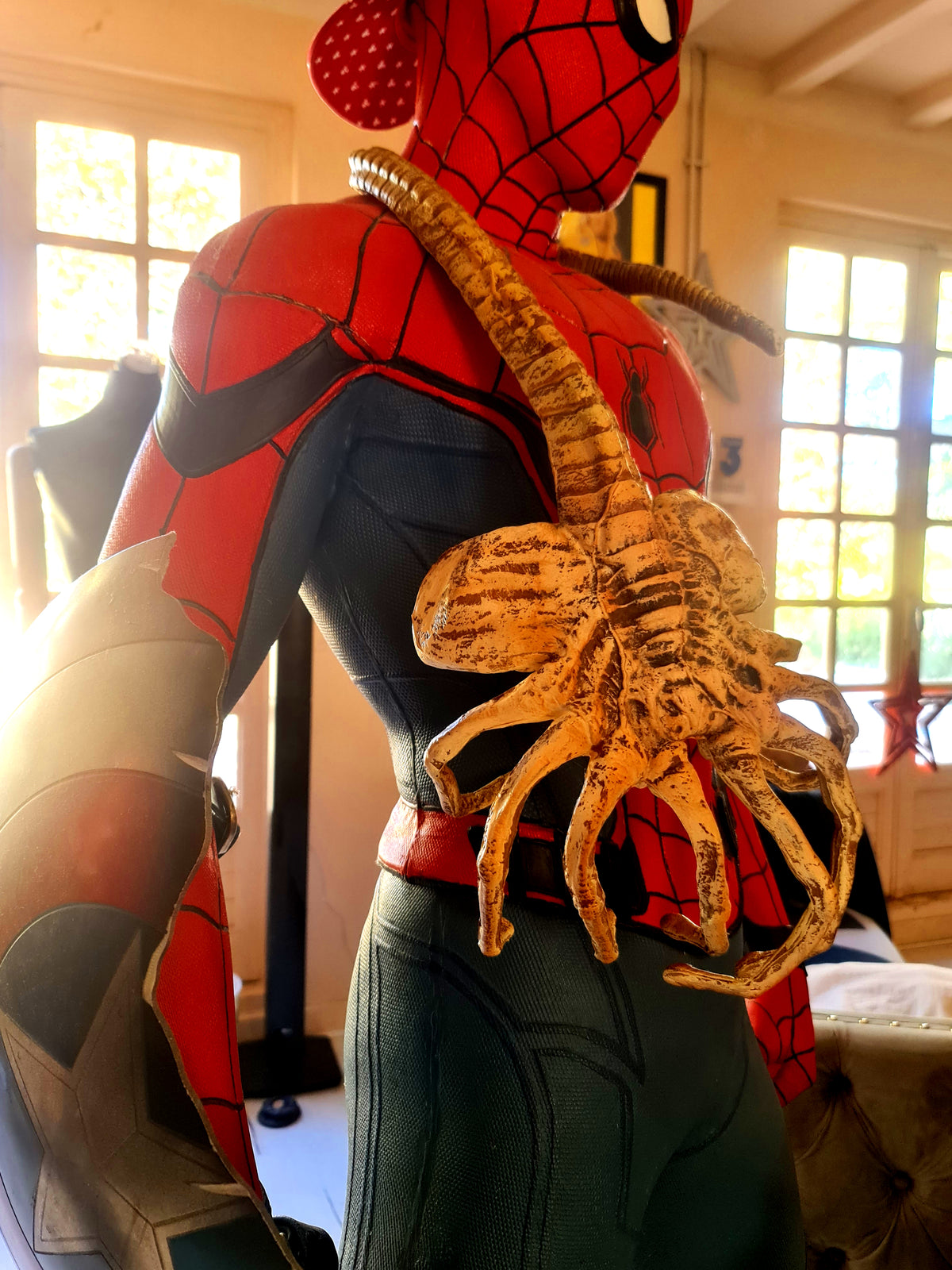 Alien Facehugger accessoire de film taille réelle