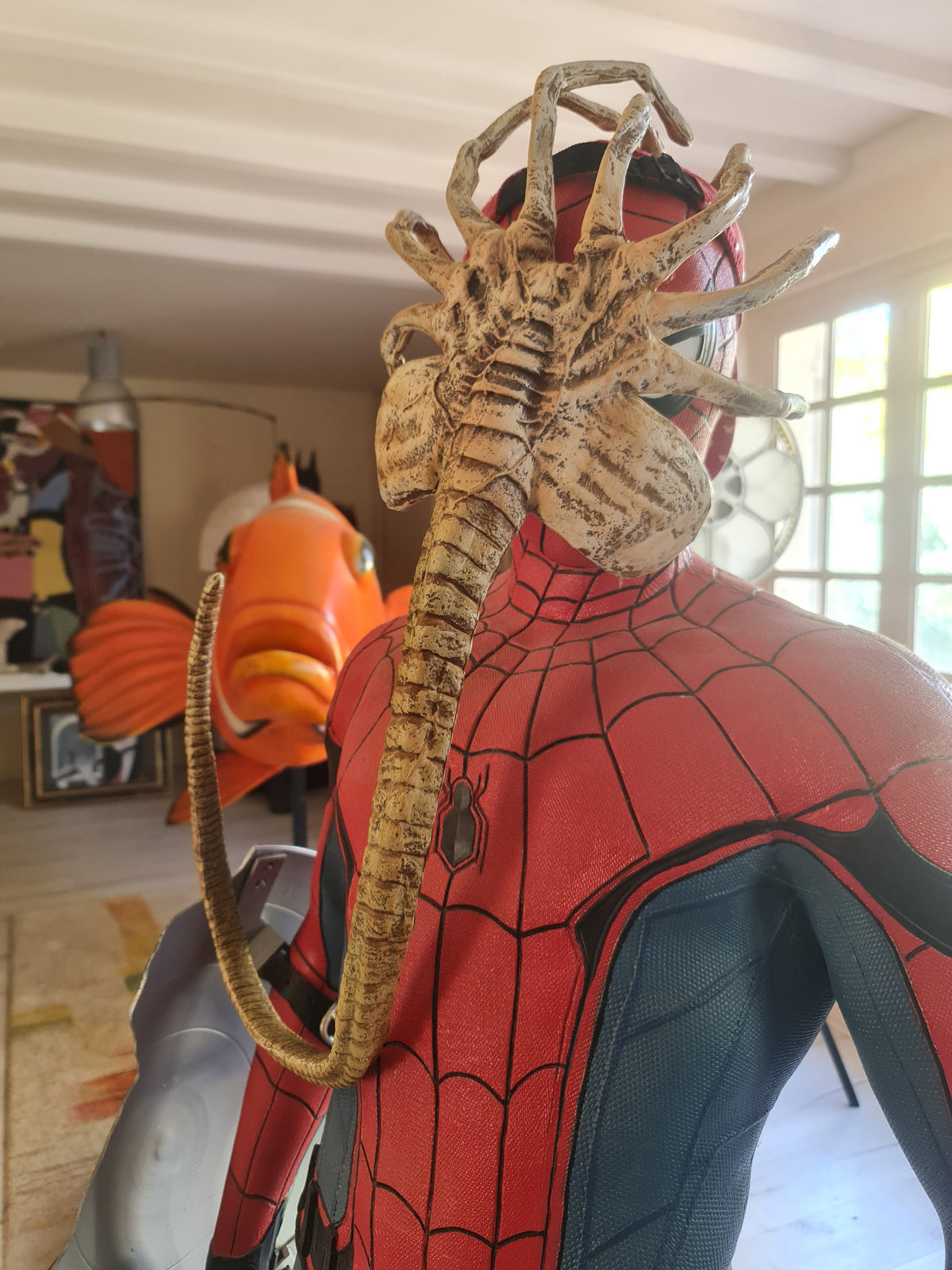 Alien Facehugger accessoire de film taille réelle