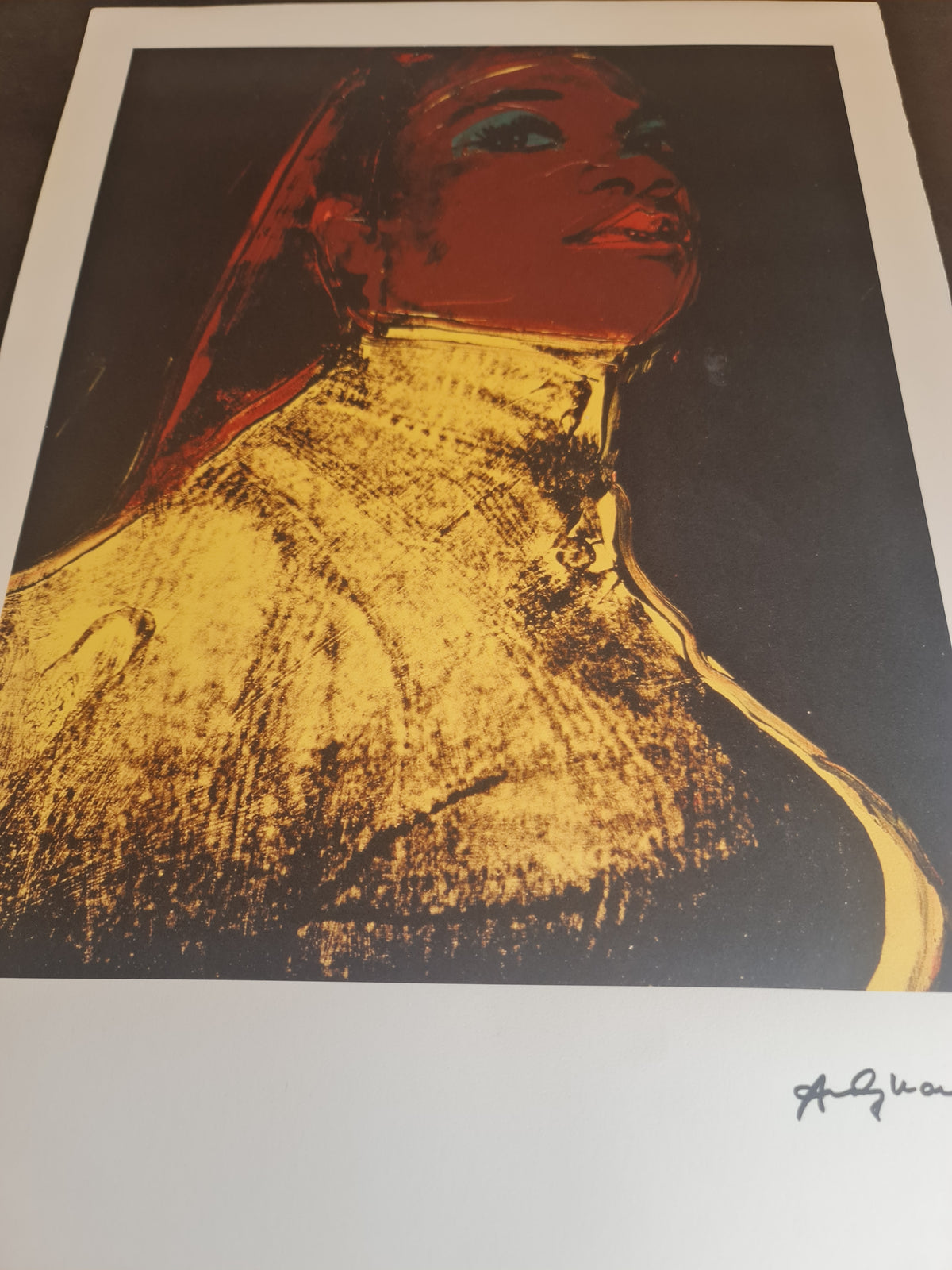 Sérigraphie édition limitée 53/100 Andy Warhol série Ladies and Gentlemen 1975