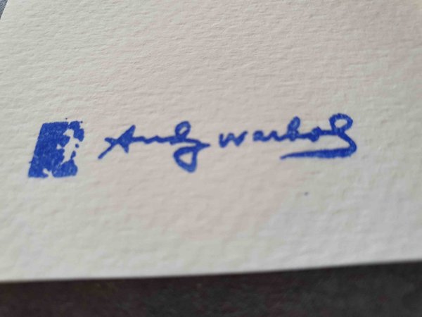 Mona Lisa par Andy Warhol lithographie numérotée