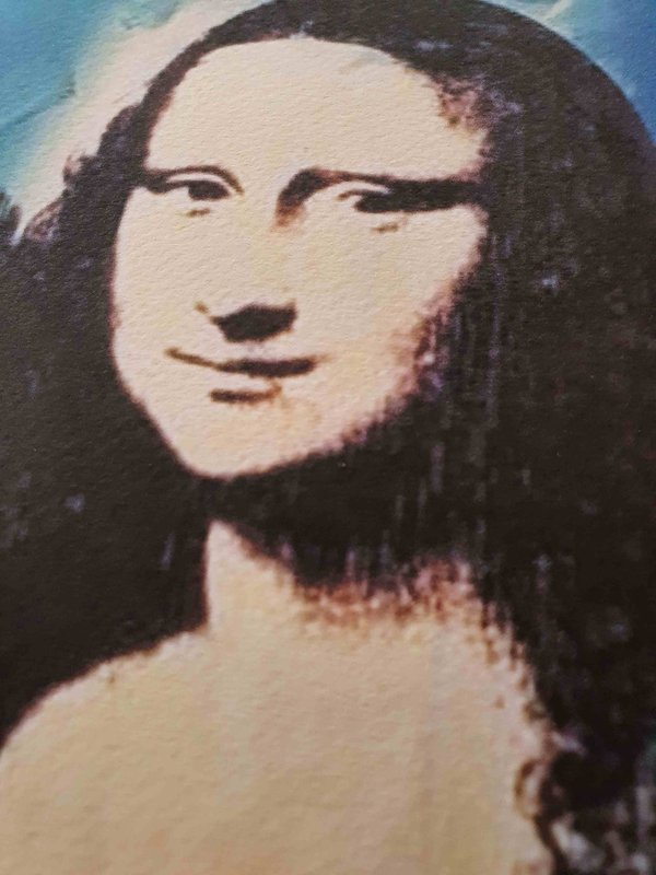 Mona Lisa par Andy Warhol lithographie numérotée