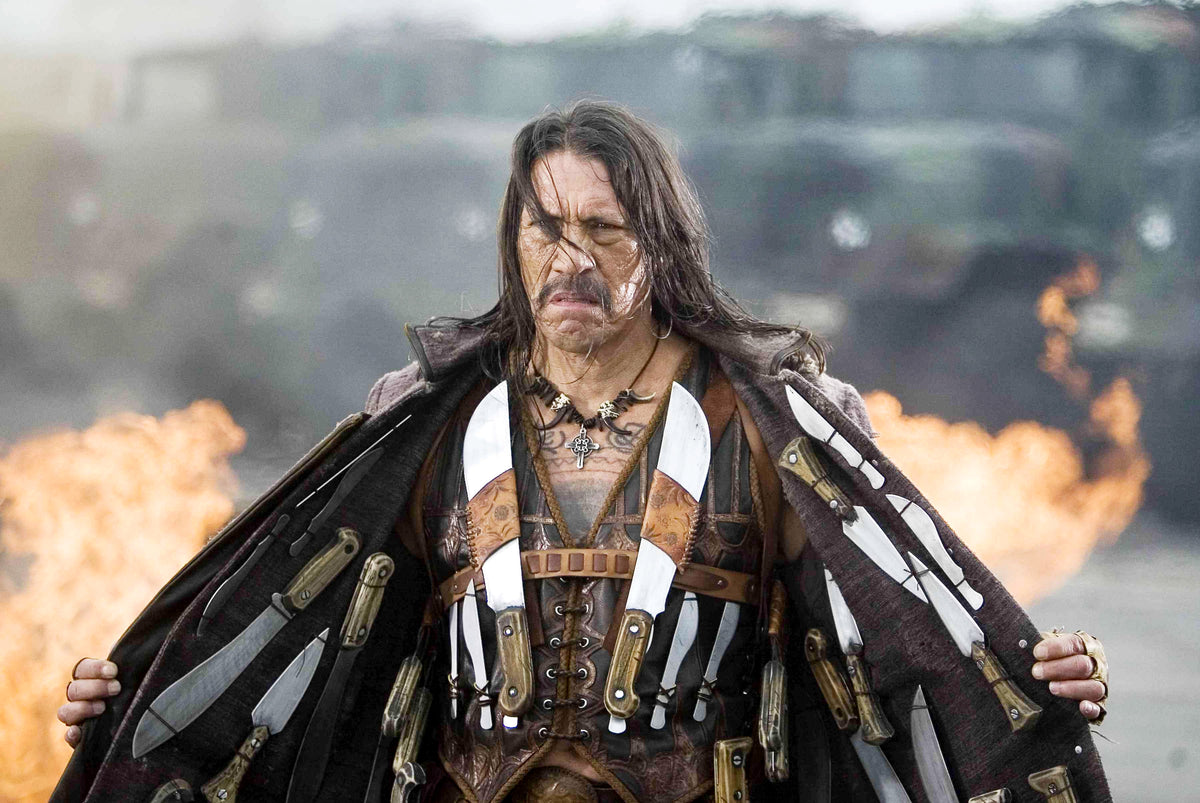 Affiche 101x68 MACHETE signé Danny Trejo et Michelle Rodriguez