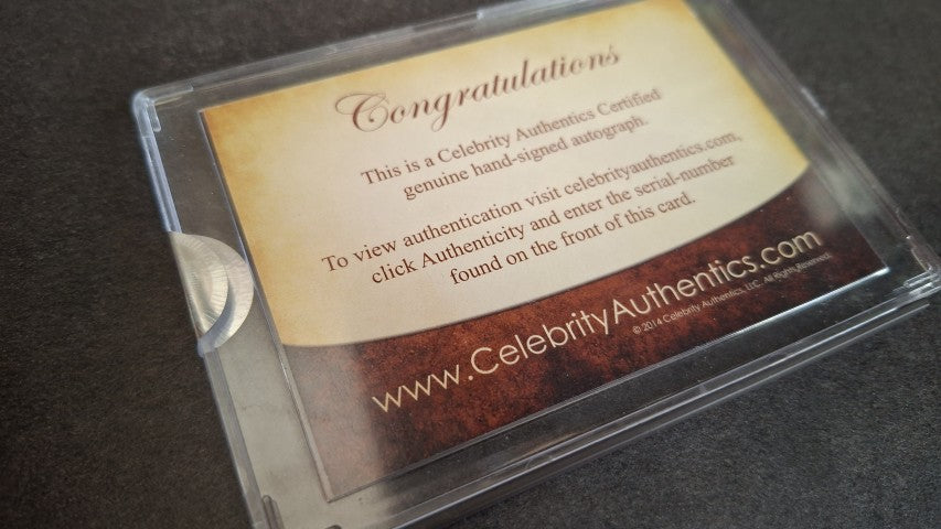 Autographe de Chris Hemsworth + Mjolnir édition limitée - Celebrity Authentics Marvel Avengers