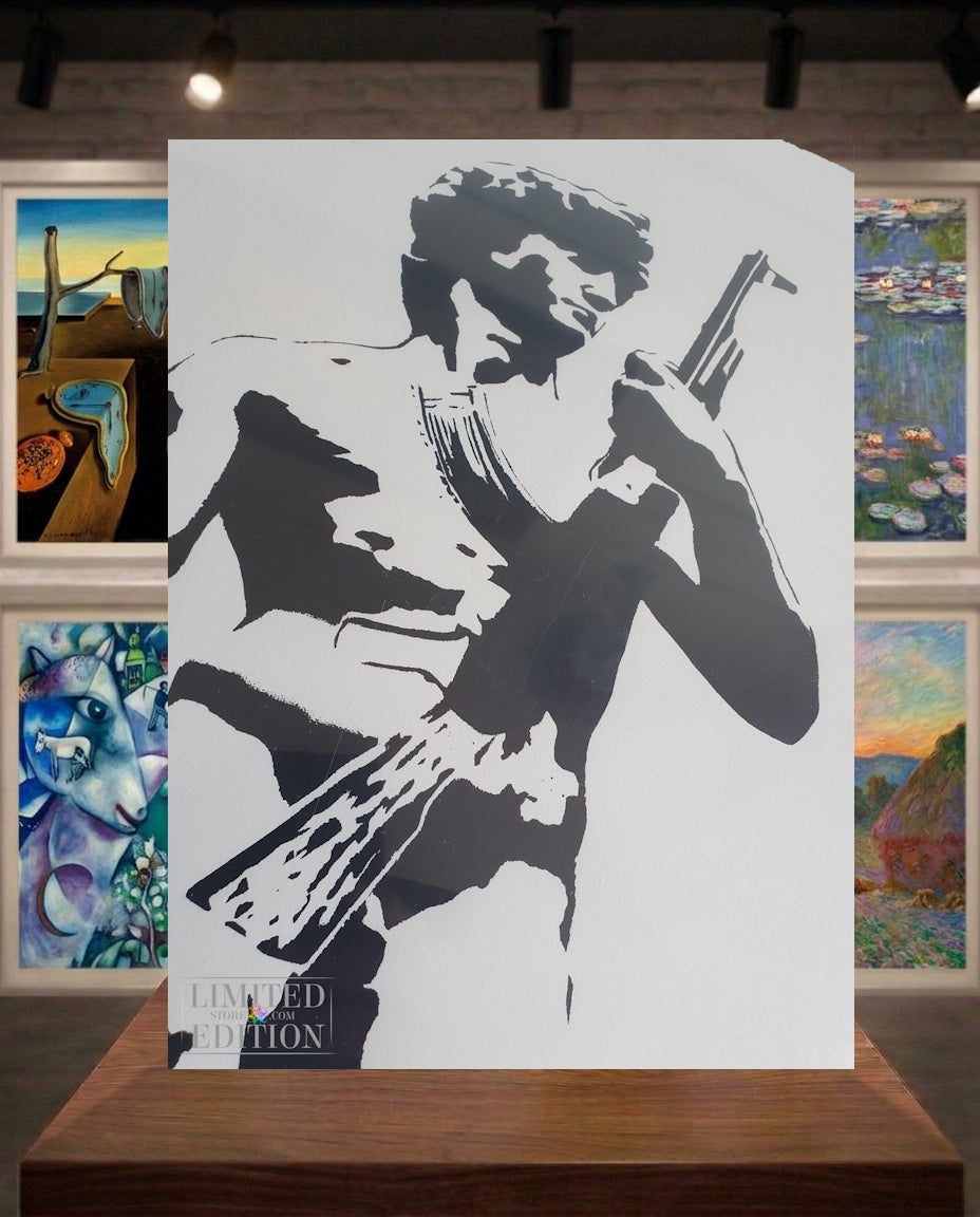 BLEK LE RAT - David with kalashnikov