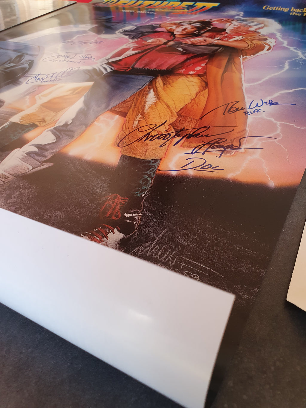 Retour vers le Futur - Poster XL signé 7 fois