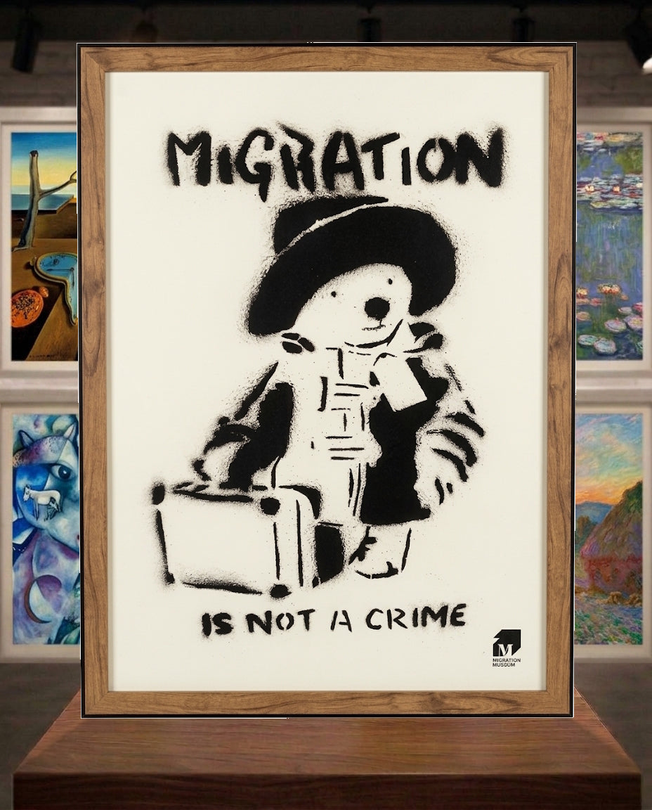 Affiche Migration is not a crime - Banksy