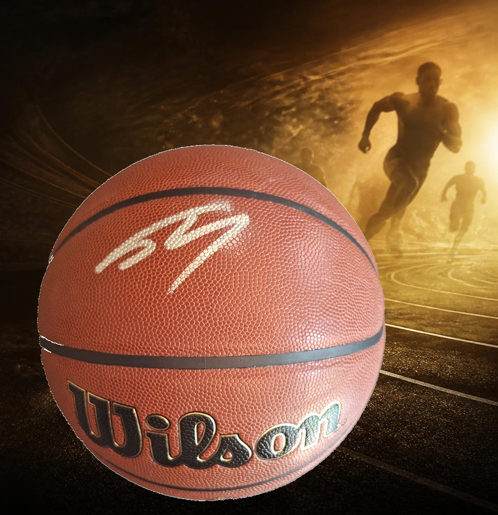 Ballon de basket signé par Shaquille O'Neal