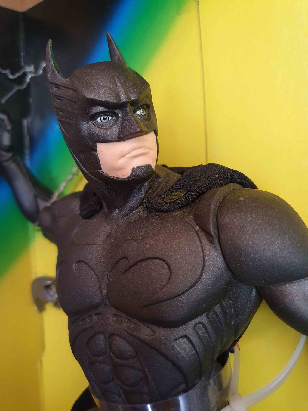 Batman figure signed by Val Kilmer