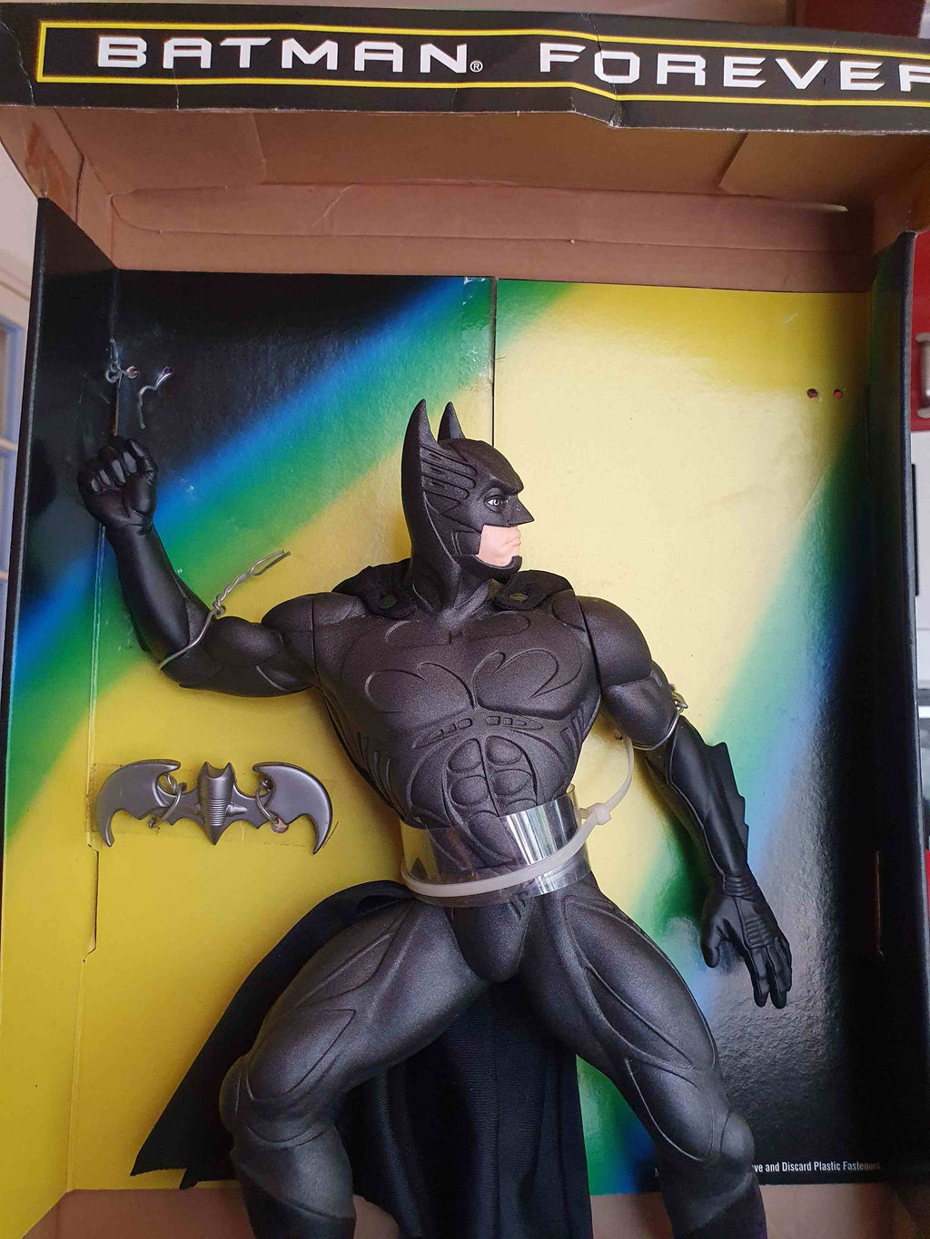 Batman figure signed by Val Kilmer