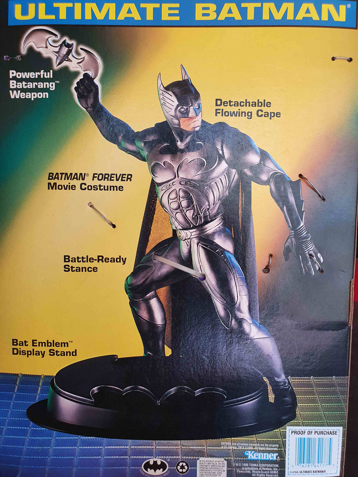Batman figure signed by Val Kilmer
