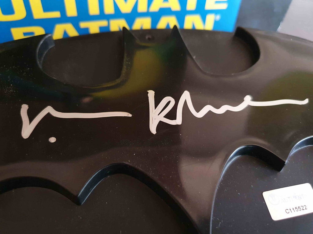 Batman figure signed by Val Kilmer