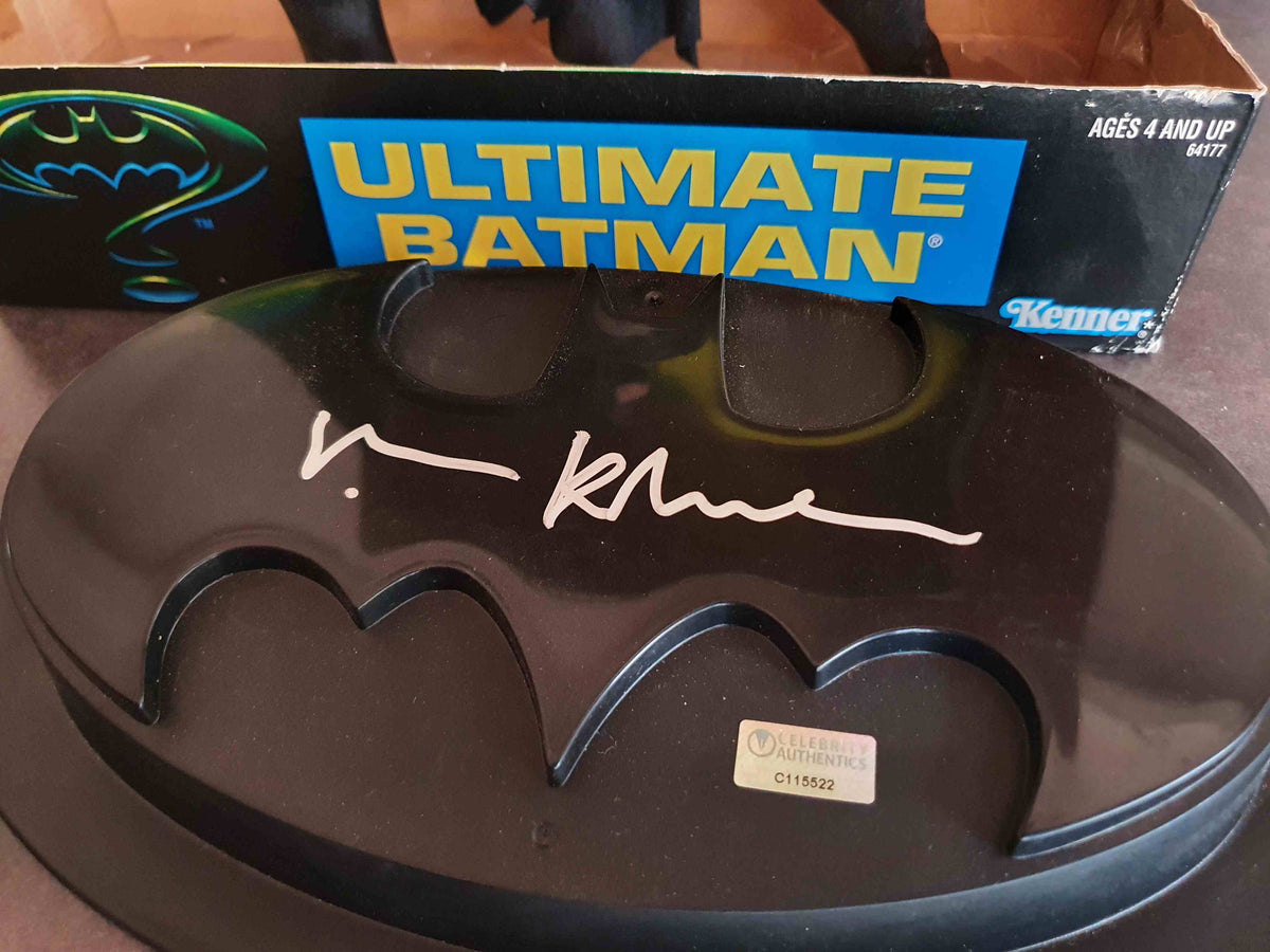 Batman figure signed by Val Kilmer