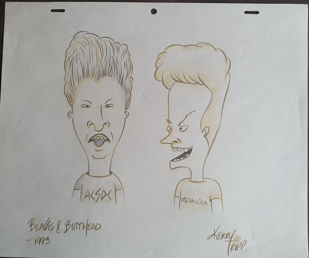 Beavis et Butthead dessin original